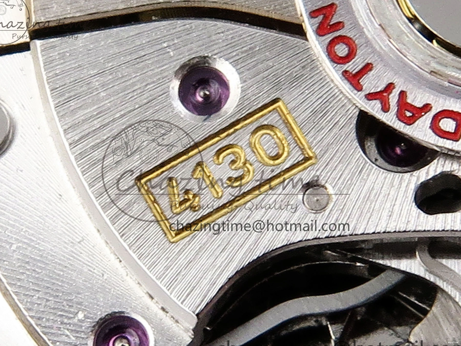 MiroTime 0308 StreetReady DAYTONA 116518 APSF 1:1 BEST EDITION BLACK DIAMONDS DIAL ON OYSTERFLEX RUBBER STRAP SH 1780